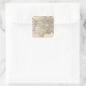 Verenigde Staten 4 Vierkante Sticker (Tas)