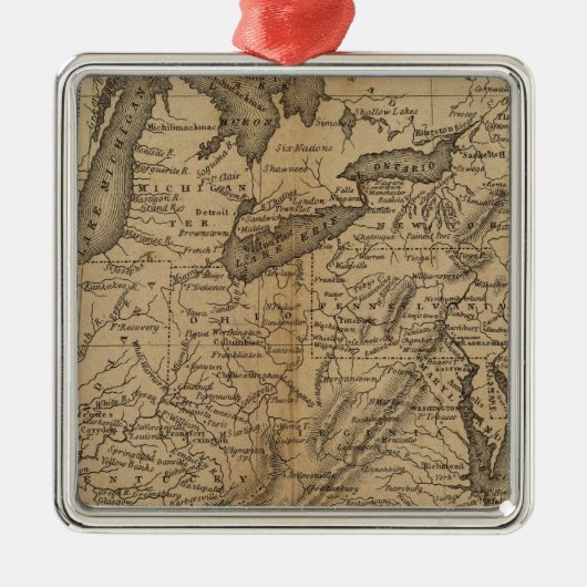 Verenigde Staten 5 Metalen Ornament (Voorkant)