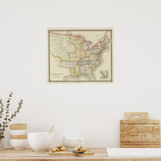 Verenigde Staten 5 Poster (Keuken)