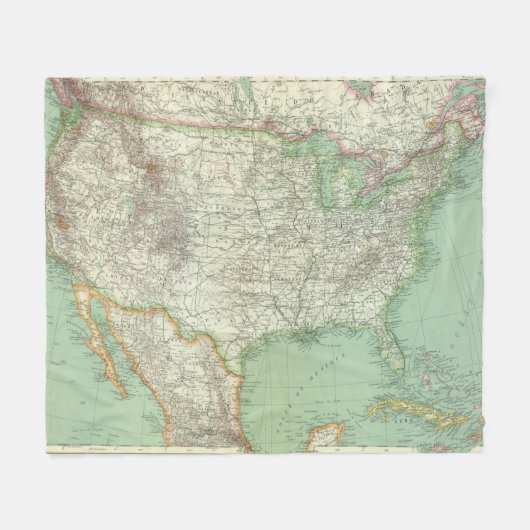 Verenigde Staten 7 Fleece Deken (Voorkant (Horizontaal))