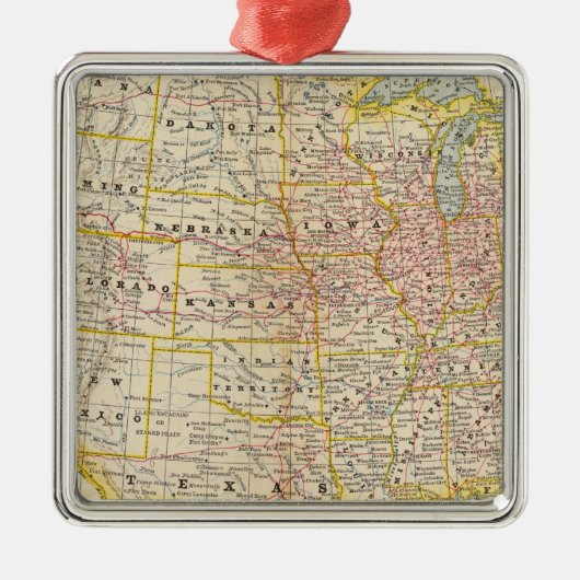 Verenigde Staten 7 Metalen Ornament (Voorkant)