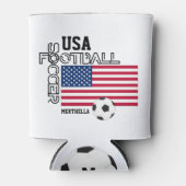 Verenigde Staten - Aangepast Football voor Voetbal Blikjeskoeler (Voorkant)