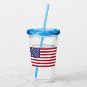 Verenigde Staten Acryl Drinkbeker (Achterkant)