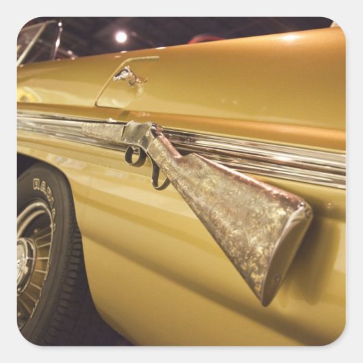 Verenigde Staten, Alabama, Tocumbia. Alabama Music Vierkante Sticker (Voorkant)