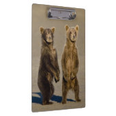 Verenigde Staten. Alaska. Kust Bruin Beer welpen Klembord (Rechts)