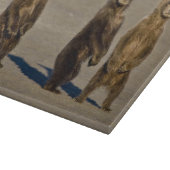 Verenigde Staten. Alaska. Kust Bruin Beer welpen Snijplank (Hoek)