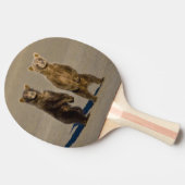 Verenigde Staten. Alaska. Kust Bruin Beer welpen Tafeltennisbatje (Zijkant)