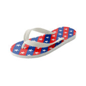 verenigde staten - america - symbool van het vlagp kinder teenslippers (Schuin)