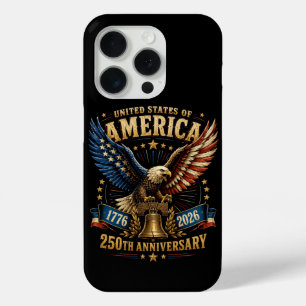 Verenigde Staten Amerika 250e Verjaardag Adelaar iPhone 15 Pro Case