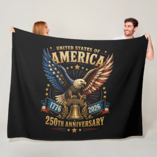 Verenigde Staten Amerika 250e Verjaardag Adelaar Fleece Deken