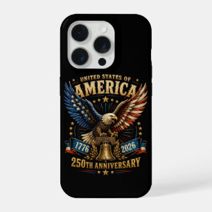 Verenigde Staten Amerika 250e Verjaardag Adelaar iPhone 15 Pro Case