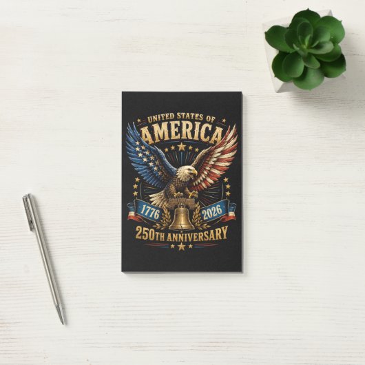 Verenigde Staten Amerika 250e Verjaardag Adelaar Post-it® Notes (Kantoor)