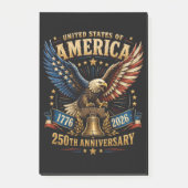Verenigde Staten Amerika 250e Verjaardag Adelaar Post-it® Notes (Voorkant)