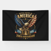 Verenigde Staten Amerika 250e Verjaardag Adelaar Spandoek (Horizontaal)