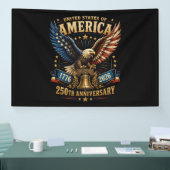 Verenigde Staten Amerika 250e Verjaardag Adelaar Spandoek (Beurs)