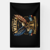Verenigde Staten Amerika 250e Verjaardag Adelaar Spandoek (Verticaal)