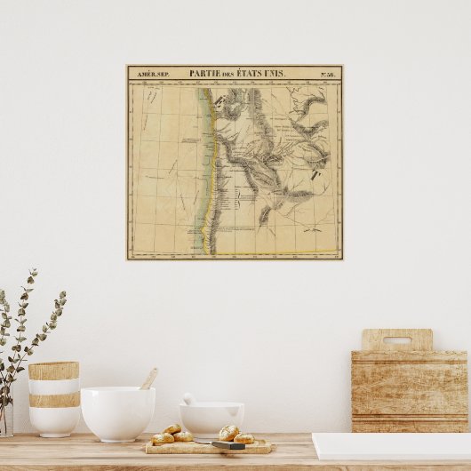 Verenigde Staten, Amerika 38 Poster (Keuken)