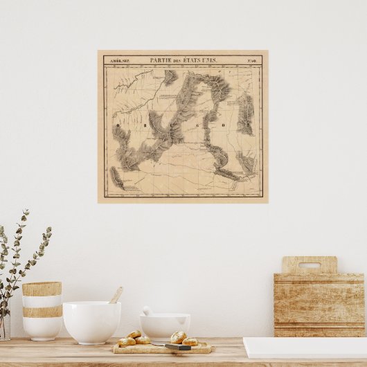 Verenigde Staten, Amerika 40 Poster (Keuken)