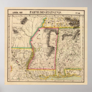 Verenigde Staten, Amerika 56 Poster