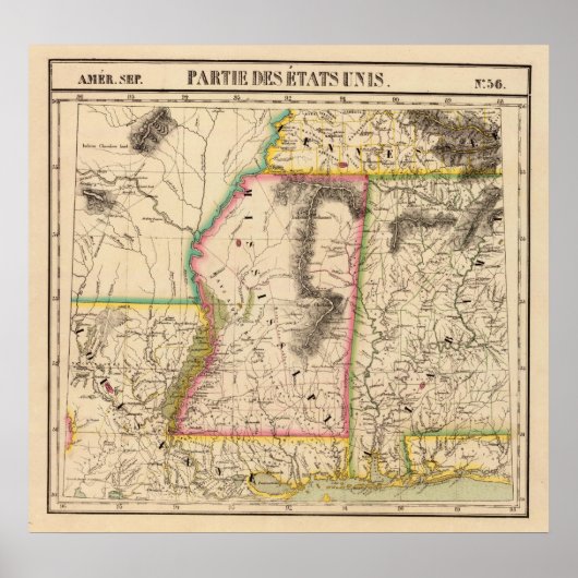 Verenigde Staten, Amerika 56 Poster (Voorkant)