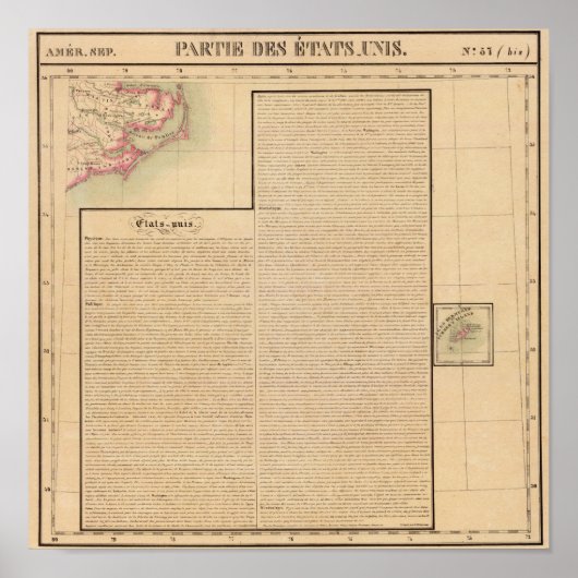 Verenigde Staten, Amerika 57 bis Poster (Voorkant)