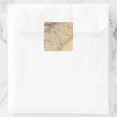 Verenigde Staten, Amerika 57 Vierkante Sticker (Tas)