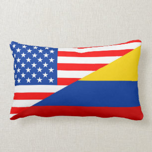 verenigde staten amerika colombia halve vlag usa t kussen