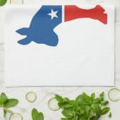 verenigde staten - amerika : democratische partij  theedoek (Gevouwen)