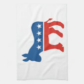 verenigde staten - amerika : democratische partij  theedoek (Verticaal)