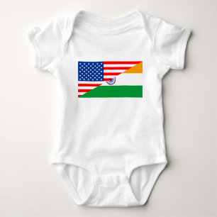 verenigde staten amerika india halve vlag verenigd romper