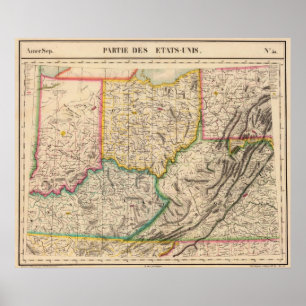 Verenigde Staten, Amerika sep. 50 Poster