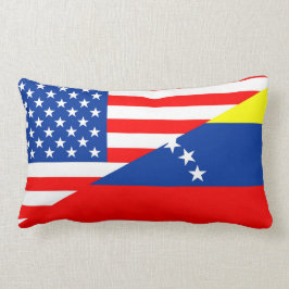 verenigde staten amerika venezuela halve vlag usa kussen