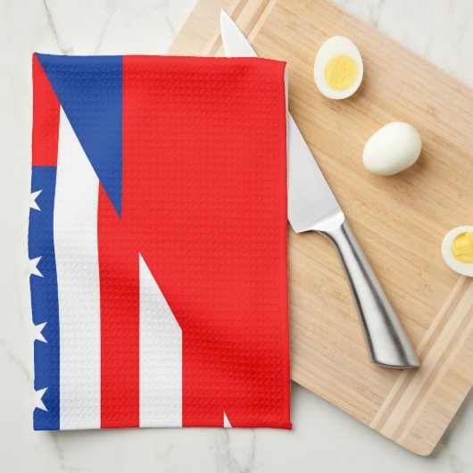 verenigde staten amerika venezuela halve vlag usa theedoek (Quarter Fold)