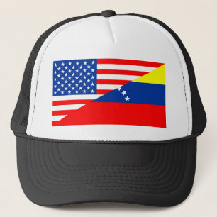 verenigde staten amerika venezuela halve vlag usa trucker pet