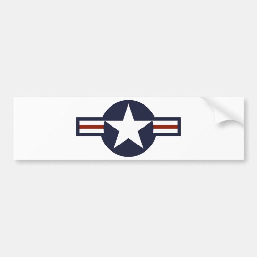 verenigde staten - amerika vlag - afgerdel - symbo bumpersticker (Voorkant)