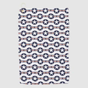 verenigde staten - amerika vlag - afgerdel - symbo golfhanddoek