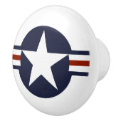 verenigde staten - amerika vlag - afgerdel - symbo keramische knop (Rechts)