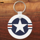 verenigde staten - amerika vlag - afgerdel - symbo sleutelhanger (Voorkant)