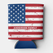 Verenigde Staten - Amerikaans Vlag - Gepersonalise Blikjeskoeler (Voorkant)