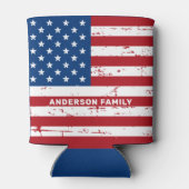 Verenigde Staten - Amerikaans Vlag - Gepersonalise Blikjeskoeler (Achterkant)