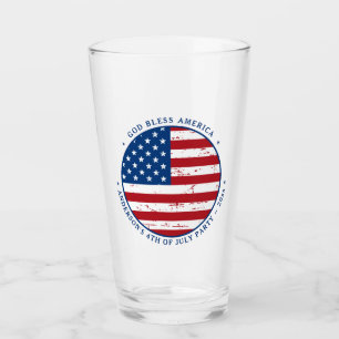 Verenigde Staten - Amerikaans Vlag - Gepersonalise Glas