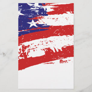 Verenigde Staten/Amerikaanse Star Flag, VS/VS Briefpapier