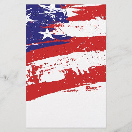 Verenigde Staten/Amerikaanse Star Flag, VS/VS Briefpapier (Voorkant)
