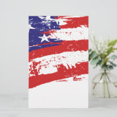 Verenigde Staten/Amerikaanse Star Flag, VS/VS Briefpapier (Staand voorkant)