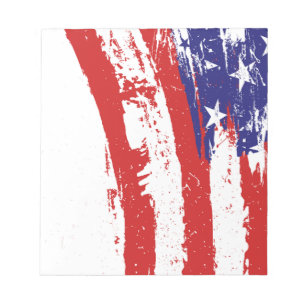 Verenigde Staten/Amerikaanse Star Flag, VS/VS Notitieblok