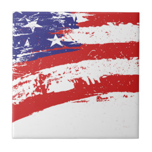 Verenigde Staten/Amerikaanse Star Flag, VS/VS Tegeltje