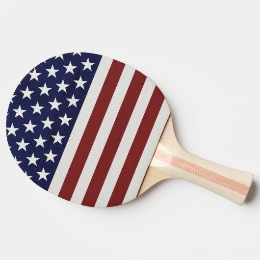 Verenigde Staten Amerikaanse vlag 4e juli Aangepas Tafeltennisbatje (Zijkant)