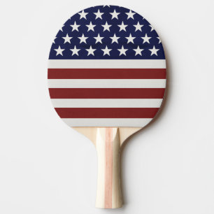 Verenigde Staten Amerikaanse vlag 4e juli Aangepas Tafeltennisbatje