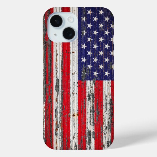 Verenigde Staten Amerikaanse Vlag Case-Mate iPhone Case (Achterkant)