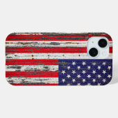 Verenigde Staten Amerikaanse Vlag Case-Mate iPhone Case (Achterkant (horizontaal))
